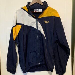 Reebok Vintage Navy Windbreaker Men's Small | 90s | Athleisure‎ | Retro | Y2K